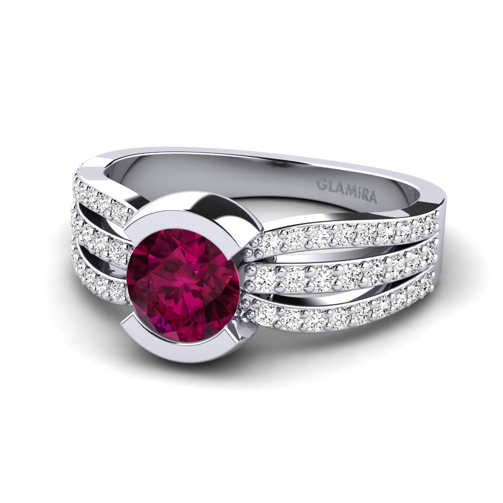 Rhodolite Garnet Women's Ring Hehwe