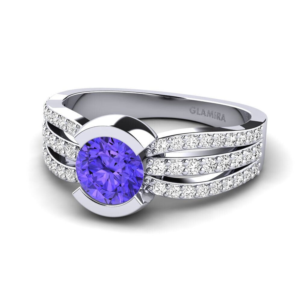 Tanzanita Anillo de Mujer Hehwe
