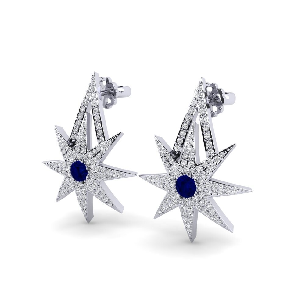 Đá Sapphire Bông tai nữ Helenos