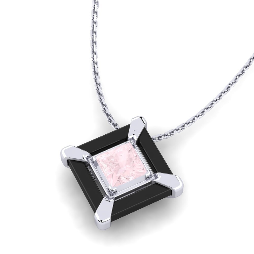 Cuarzo rosa Colgante de Mujer Helget