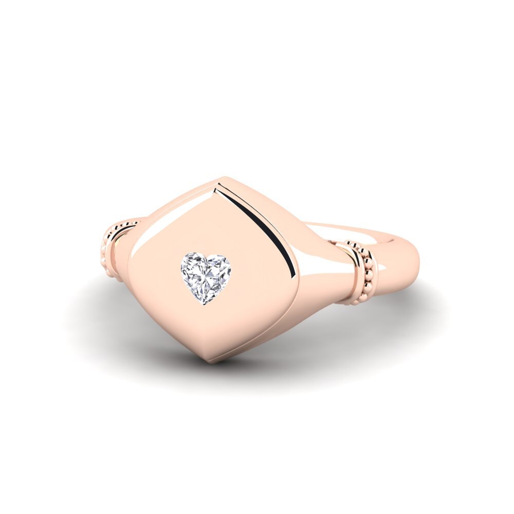 Labor-gezüchteter Diamant Pinker Ring Hepopin