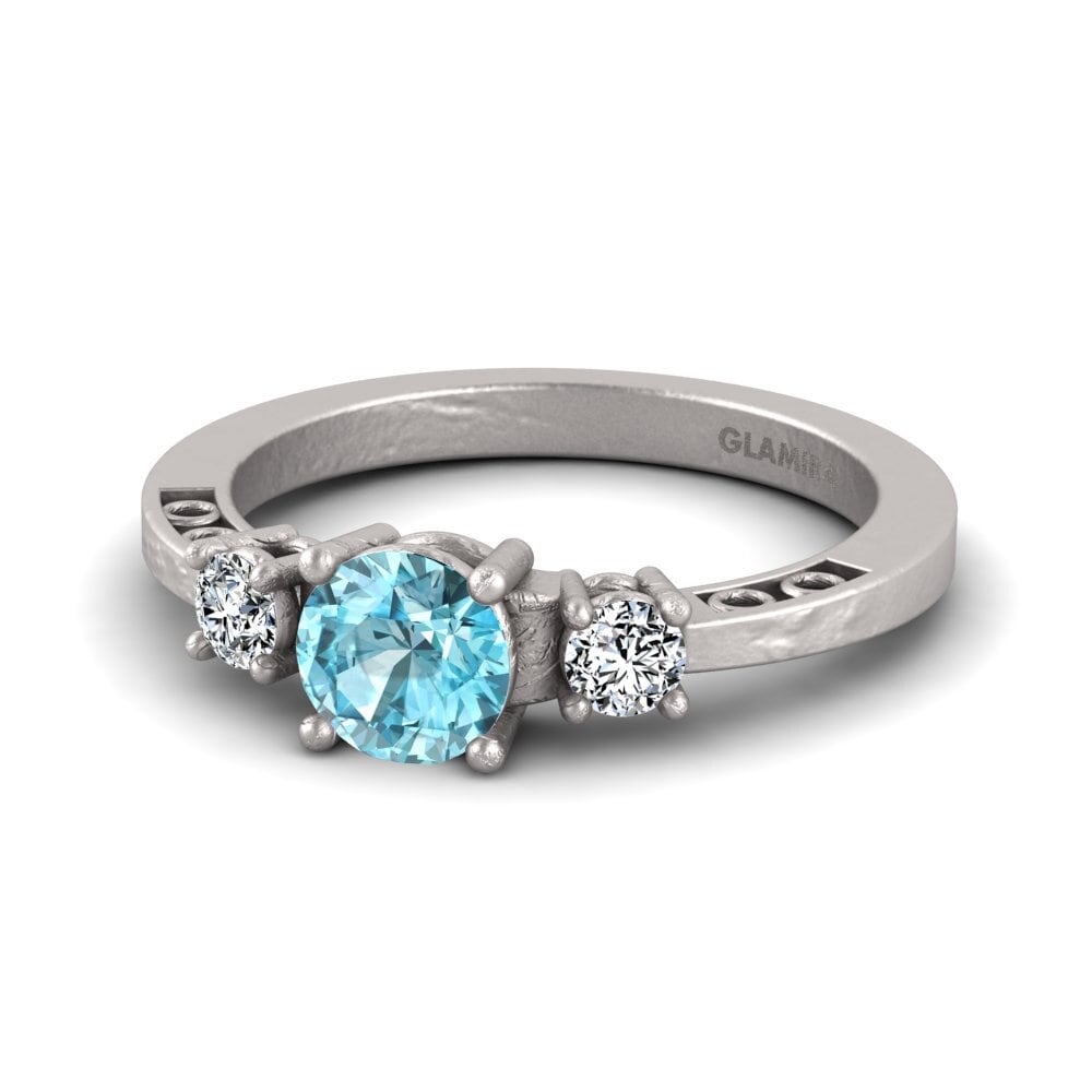 Blue Zircon Women's Ring Hergy