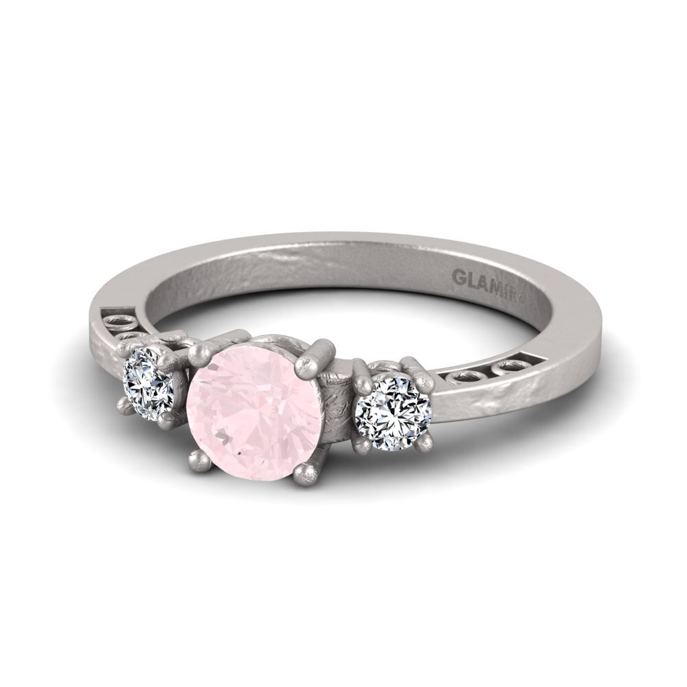 Rose Quartz Women's Ring Hergy