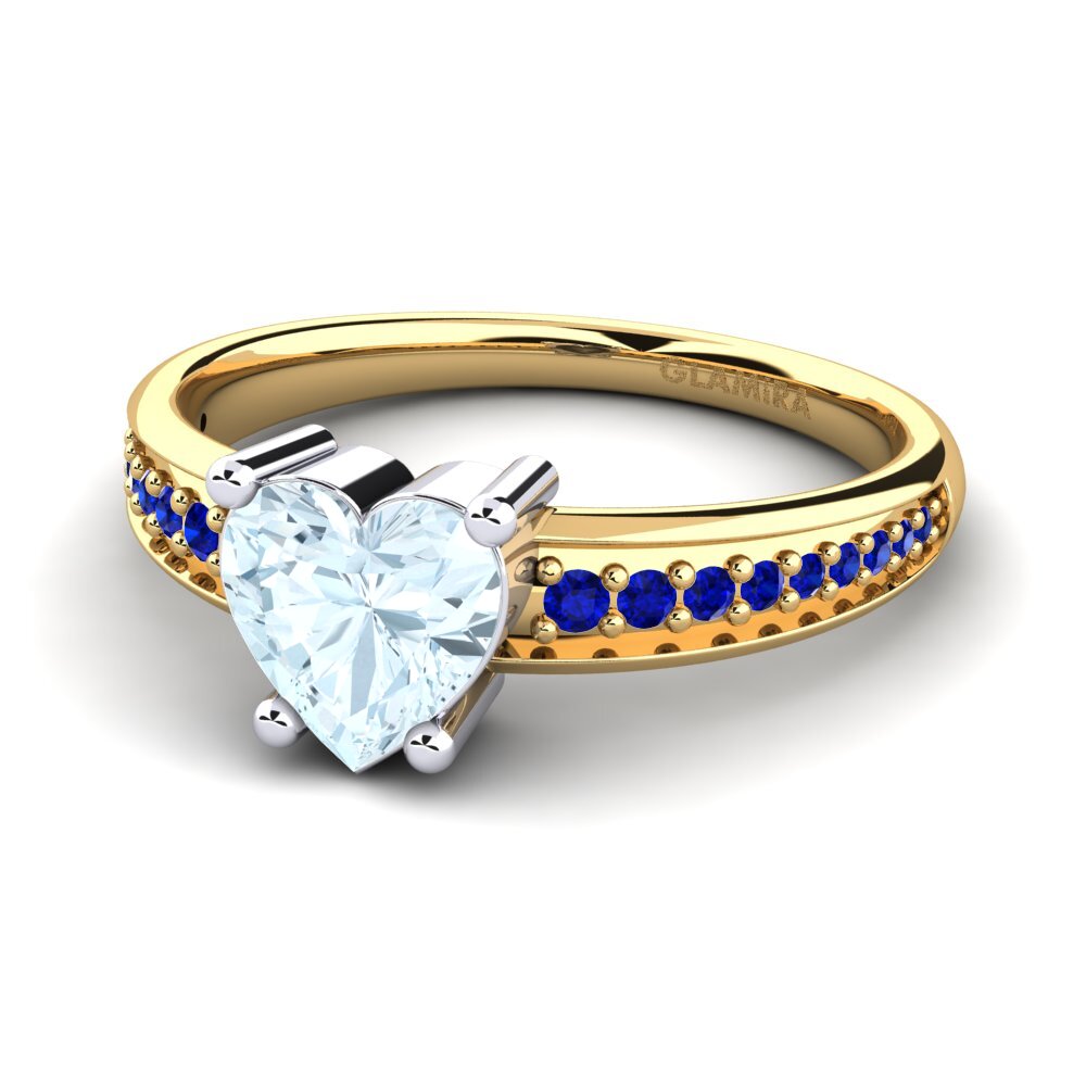 Corazón Anillo de compromiso Herlane
