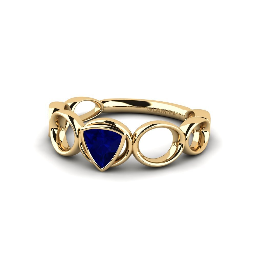 Trillion Sapphire Engagement Ring Heryuwek