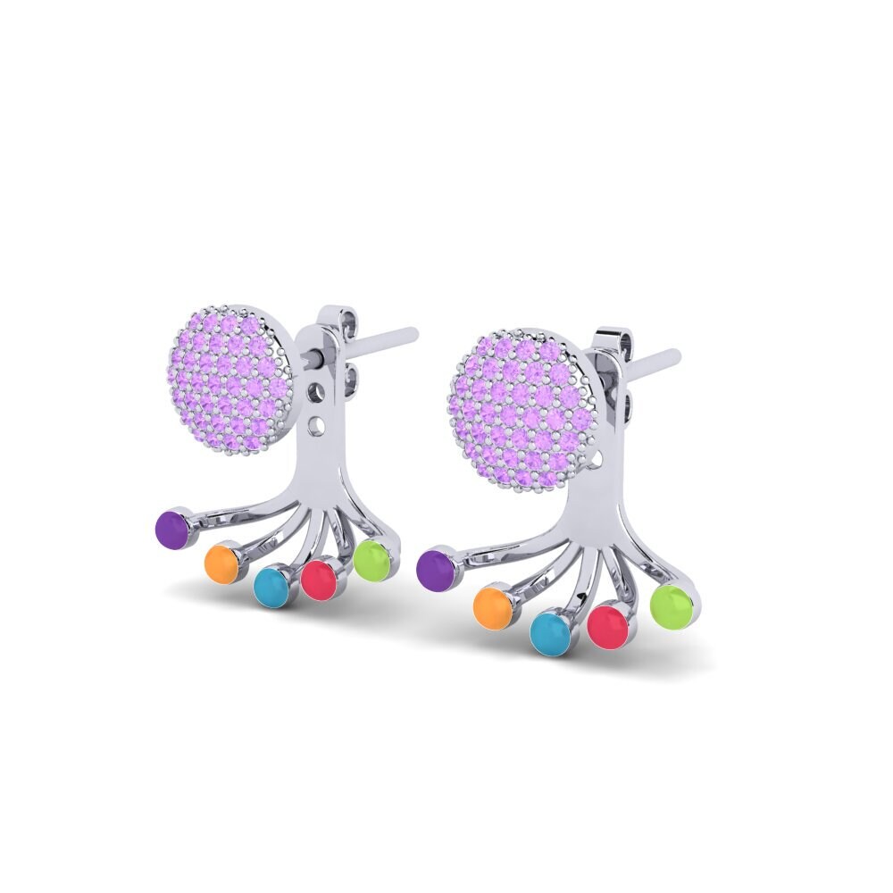Amethyst Damen ohrring Hestj