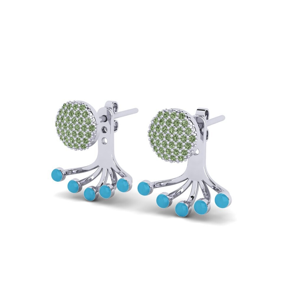 Green Diamond Women's Earring Hestj