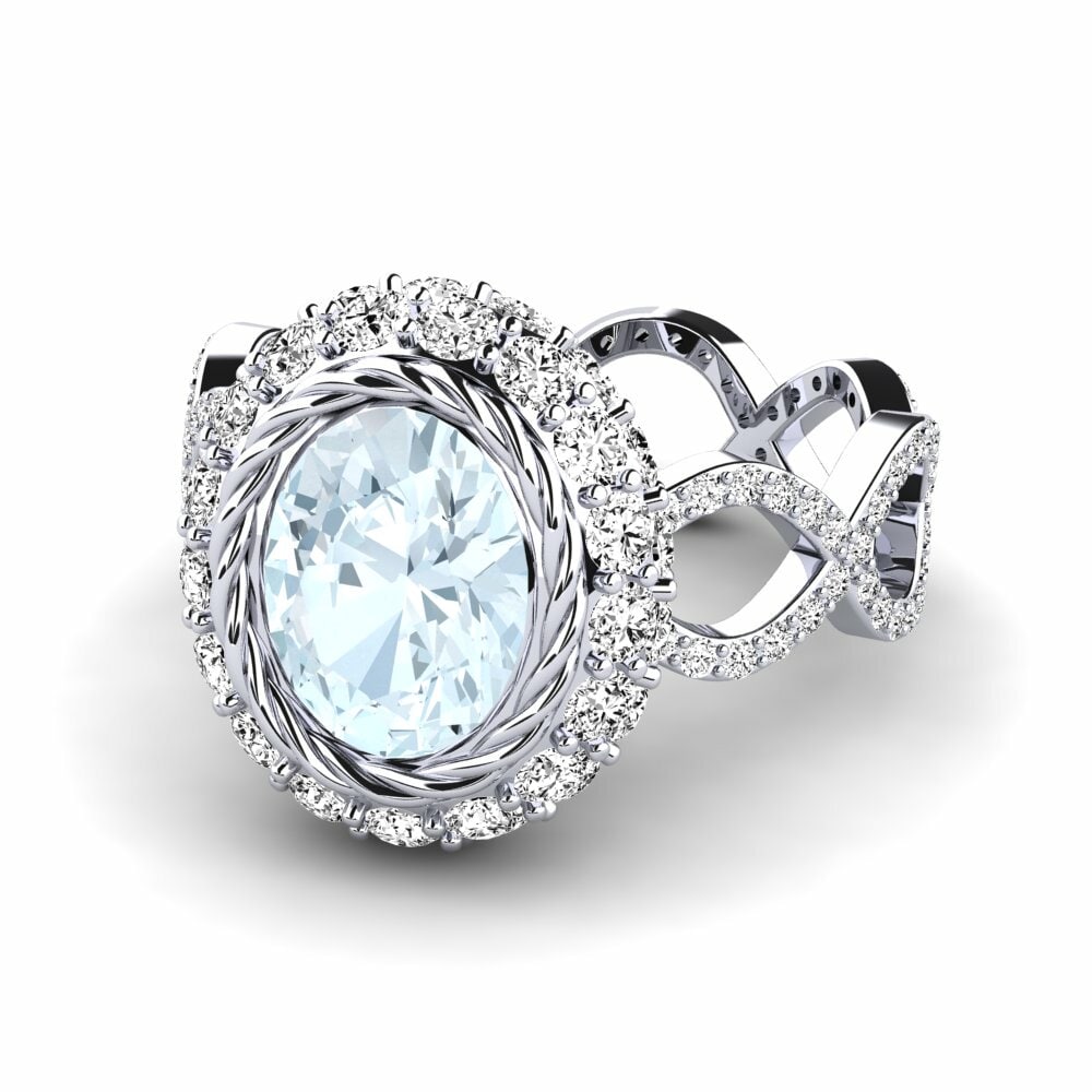 Aquamarine Engagement Ring Hettie