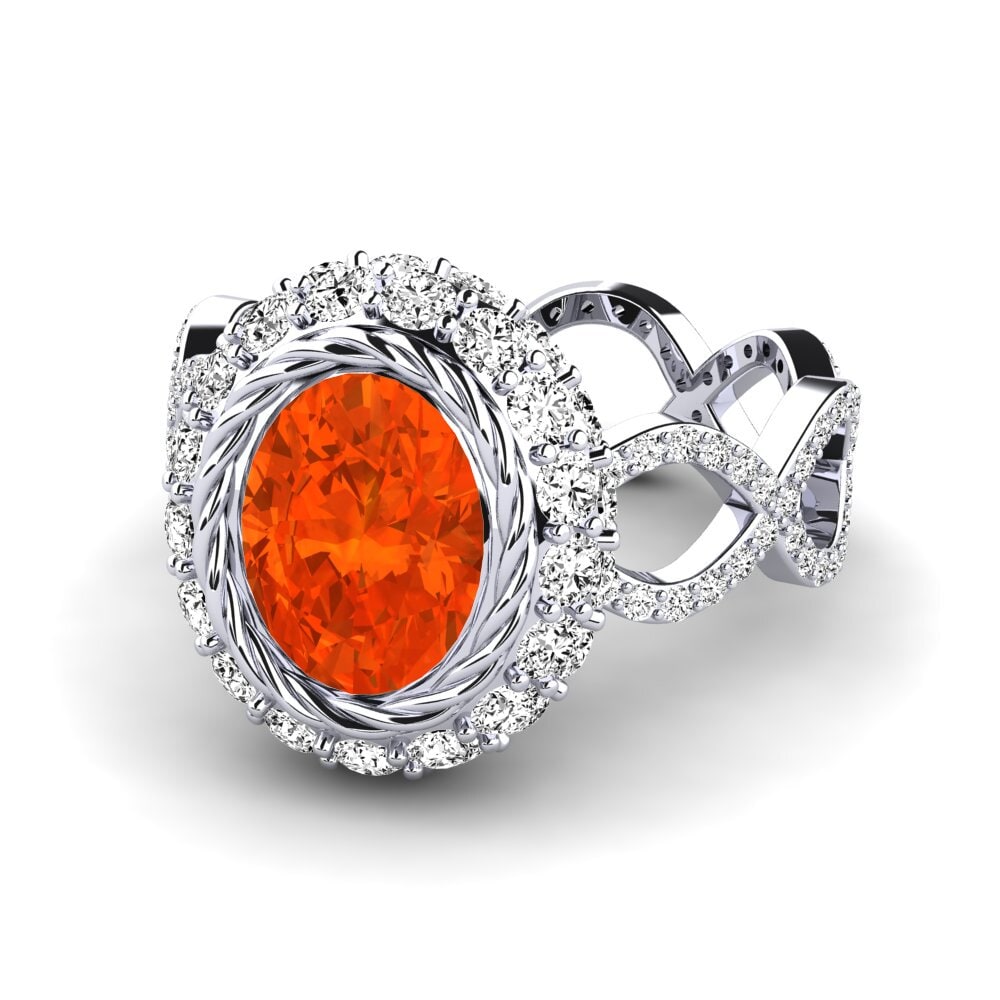 Fire-Opal Engagement Ring Hettie