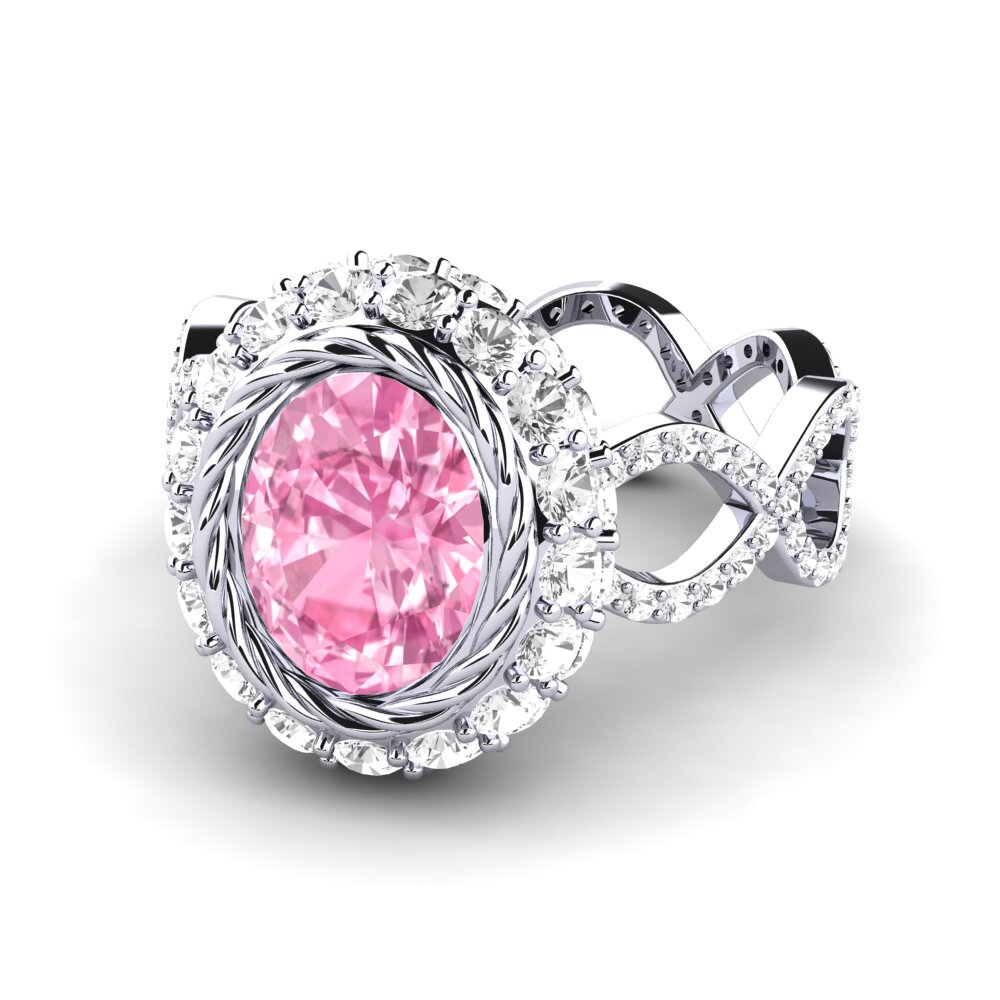 Pink Sapphire Engagement Ring Hettie