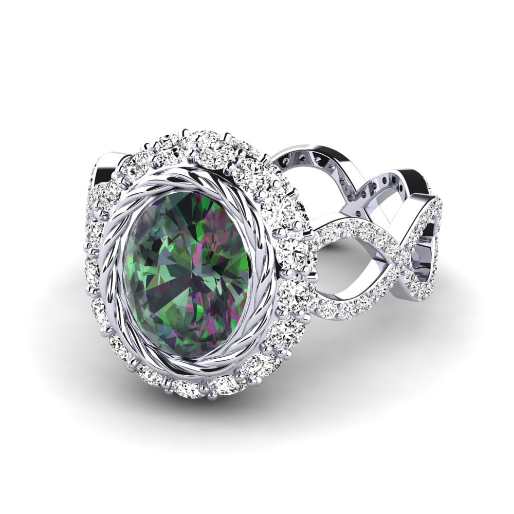 Mystic Topaz Engagement Ring Hettie