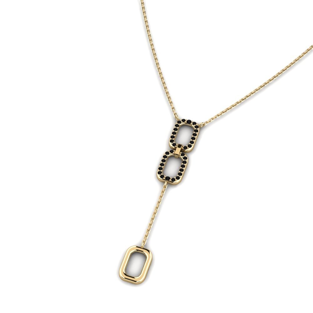 Black Onyx Women's Necklace Hevitra