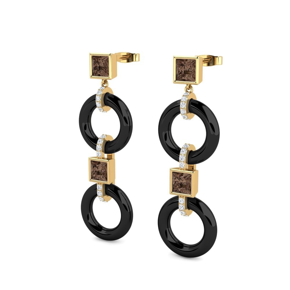 Smoky Quartz Women's Earring Hibbler