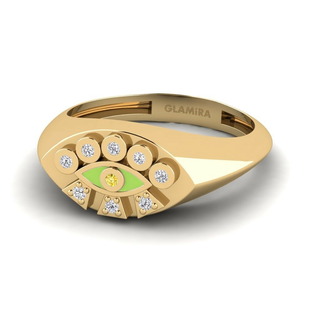 Saphir Jaune Bague Hierapolis