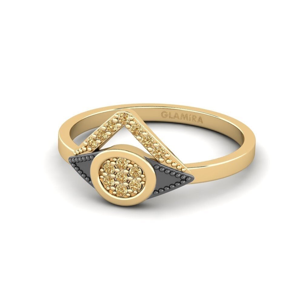 Diamante café Anillo Highest