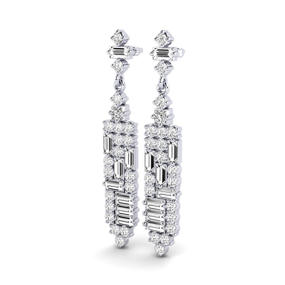 Baguette Moissanite Women's Earring Hilaria