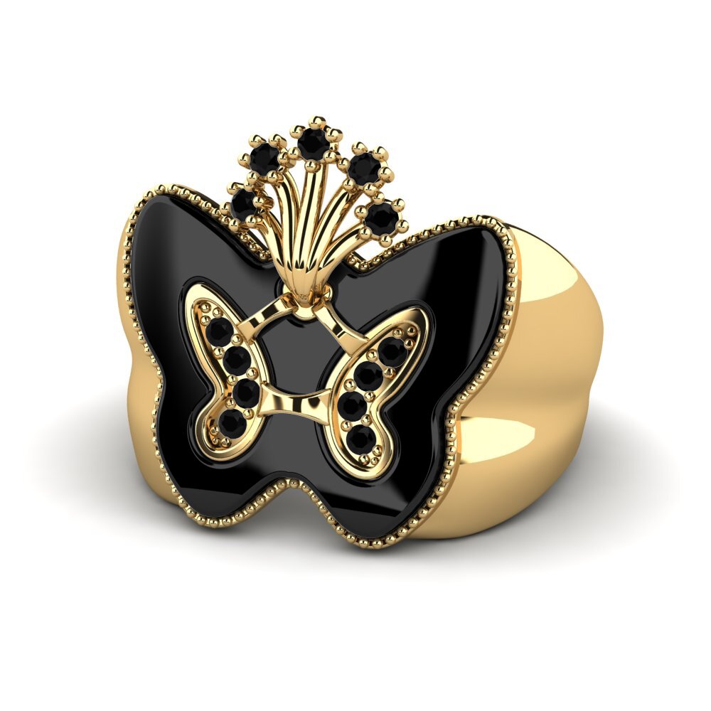 Schwarzer Onyx Ring Hilley