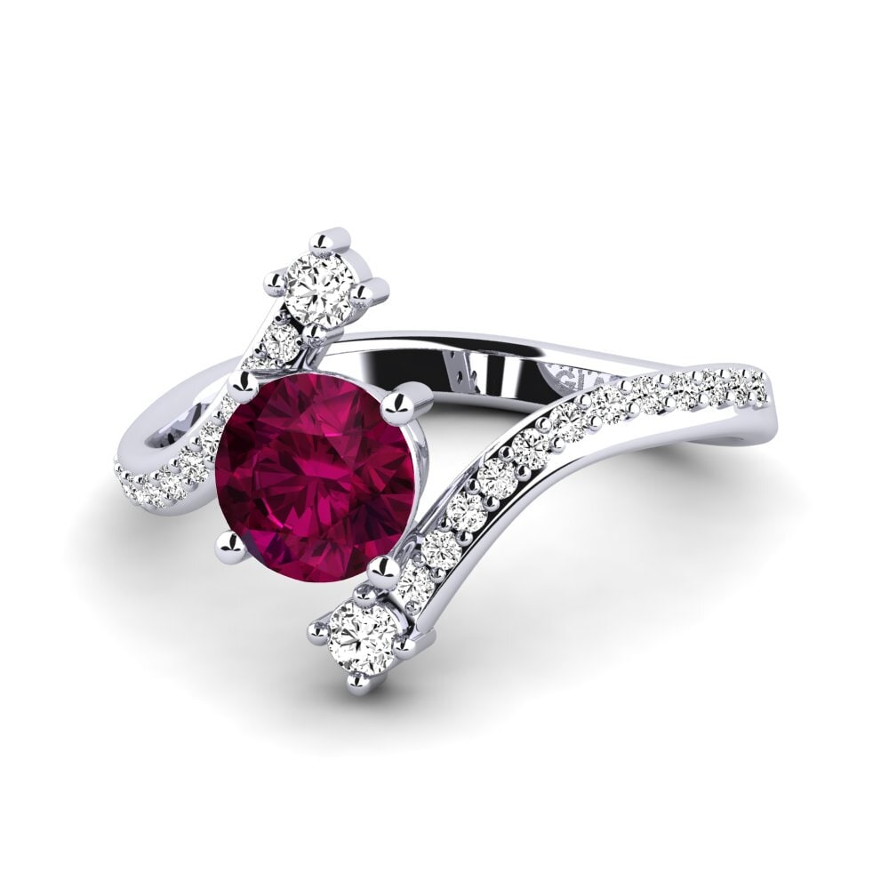 Rhodolite Garnet Women's Ring Himawari