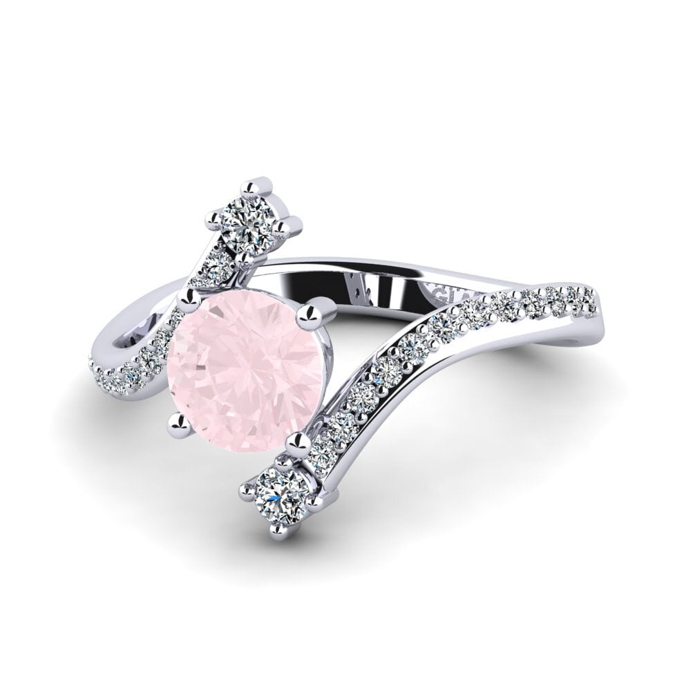 Rose Quartz Women's Ring Himawari
