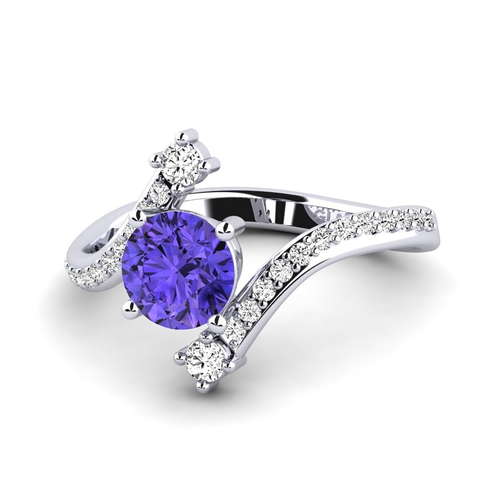Tanzanita Anillo de Mujer Himawari