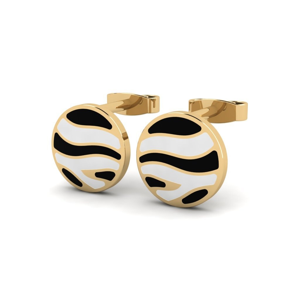 9k Oro Amarillo Pendientes Hinnerk
