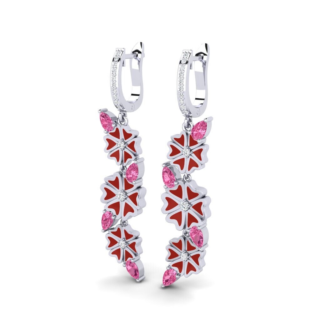 Pink Tourmaline Women's Earring Hocre