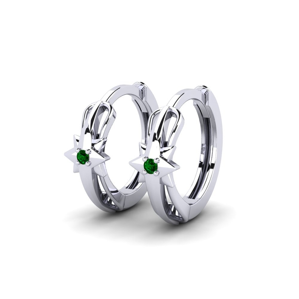 Green Zirconia Earring Hoku