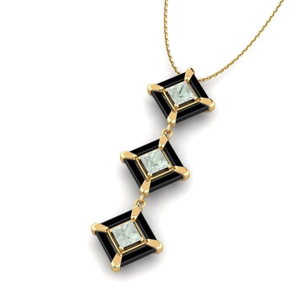 Amatista verde Colgante de Mujer Holguin