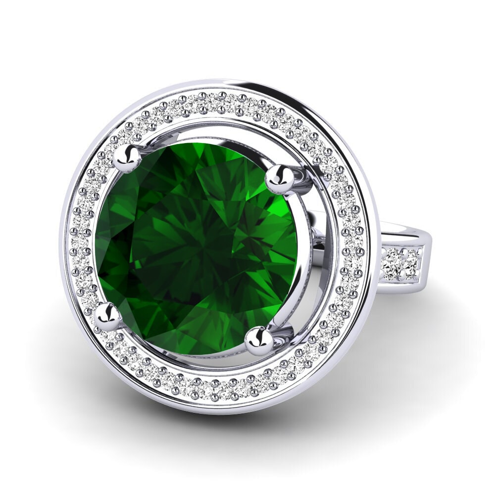 Turmalina verde Anillo Holli
