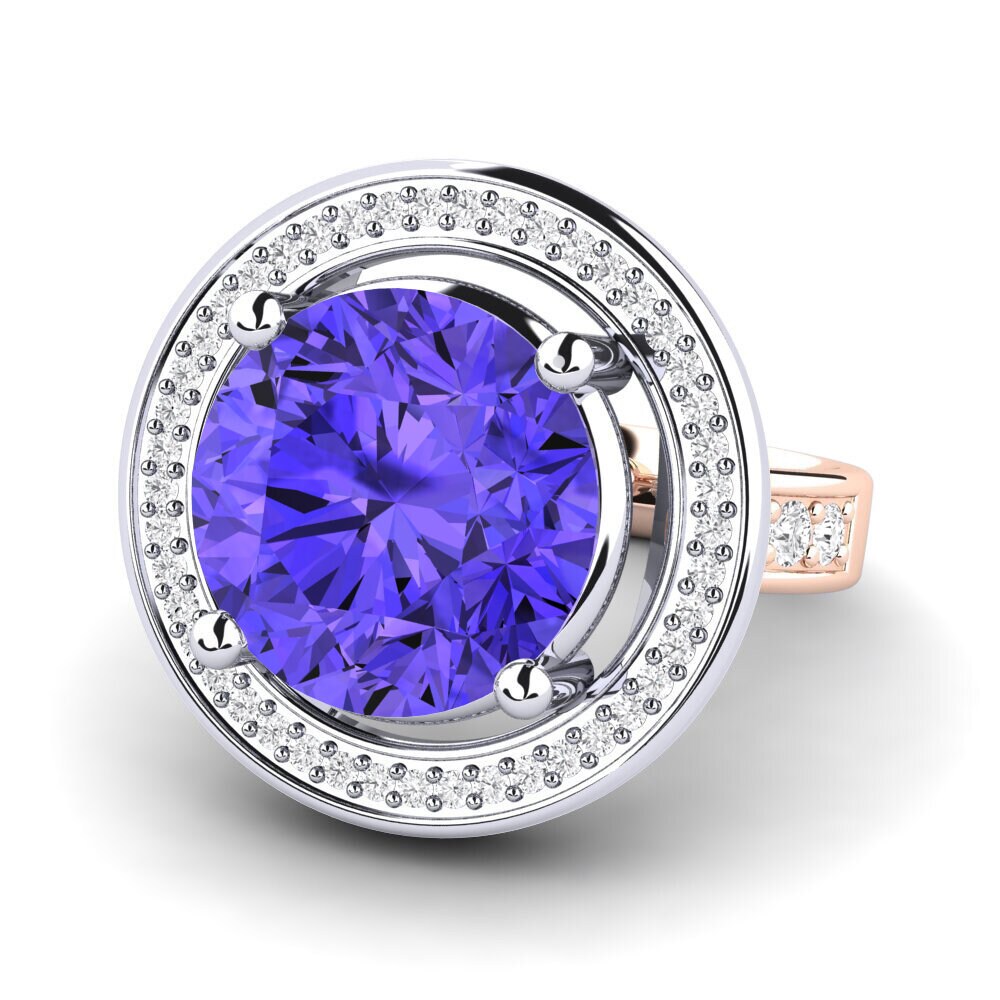 18ct Rose & White Gold Ring Holli