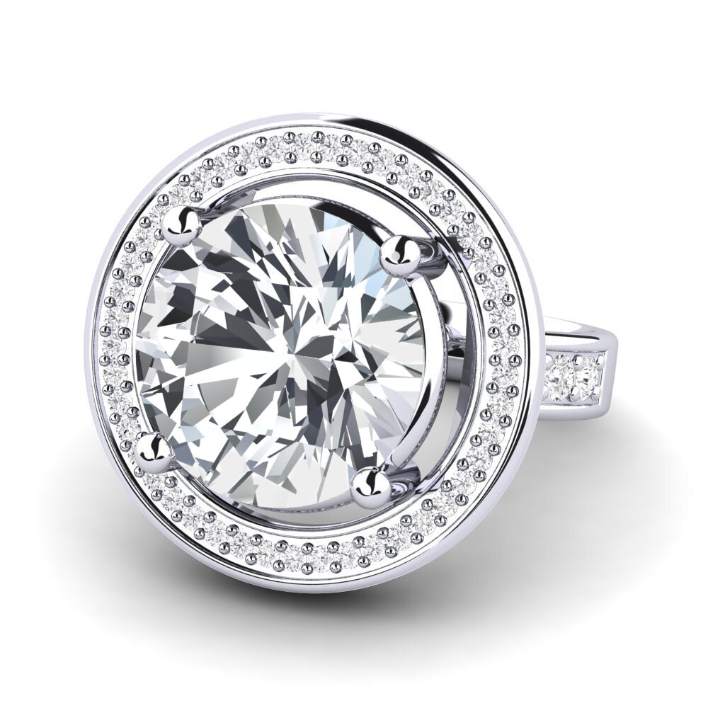 White Zircon Ring Holli