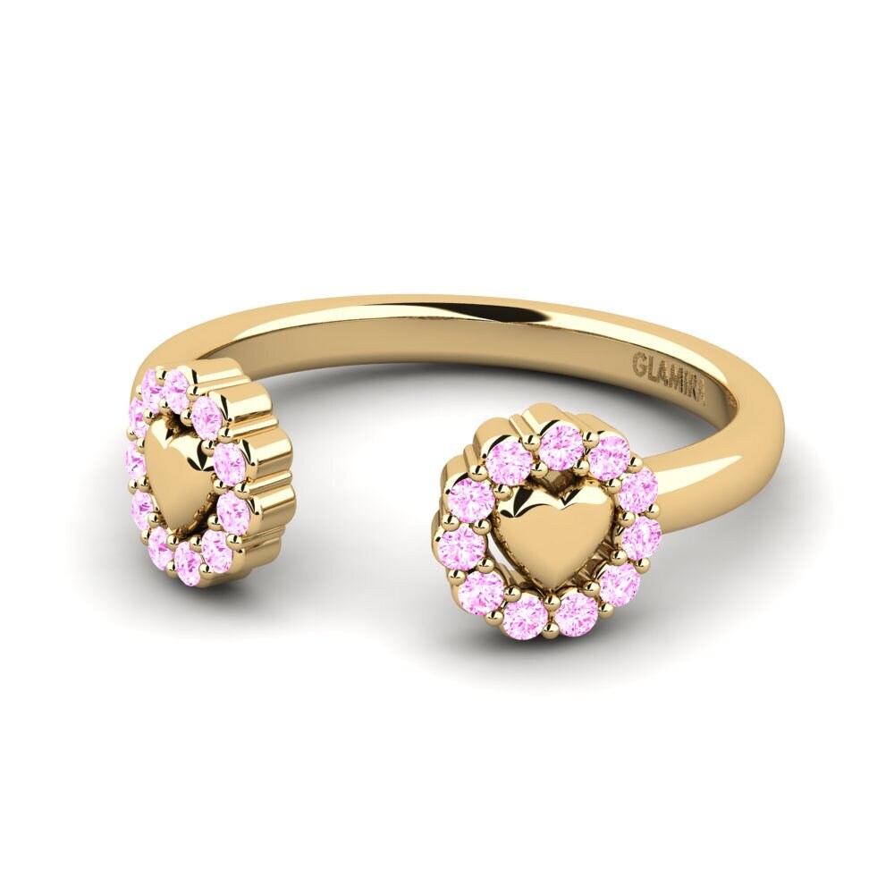 Rosa Saphir Pinker Ring Hongeng