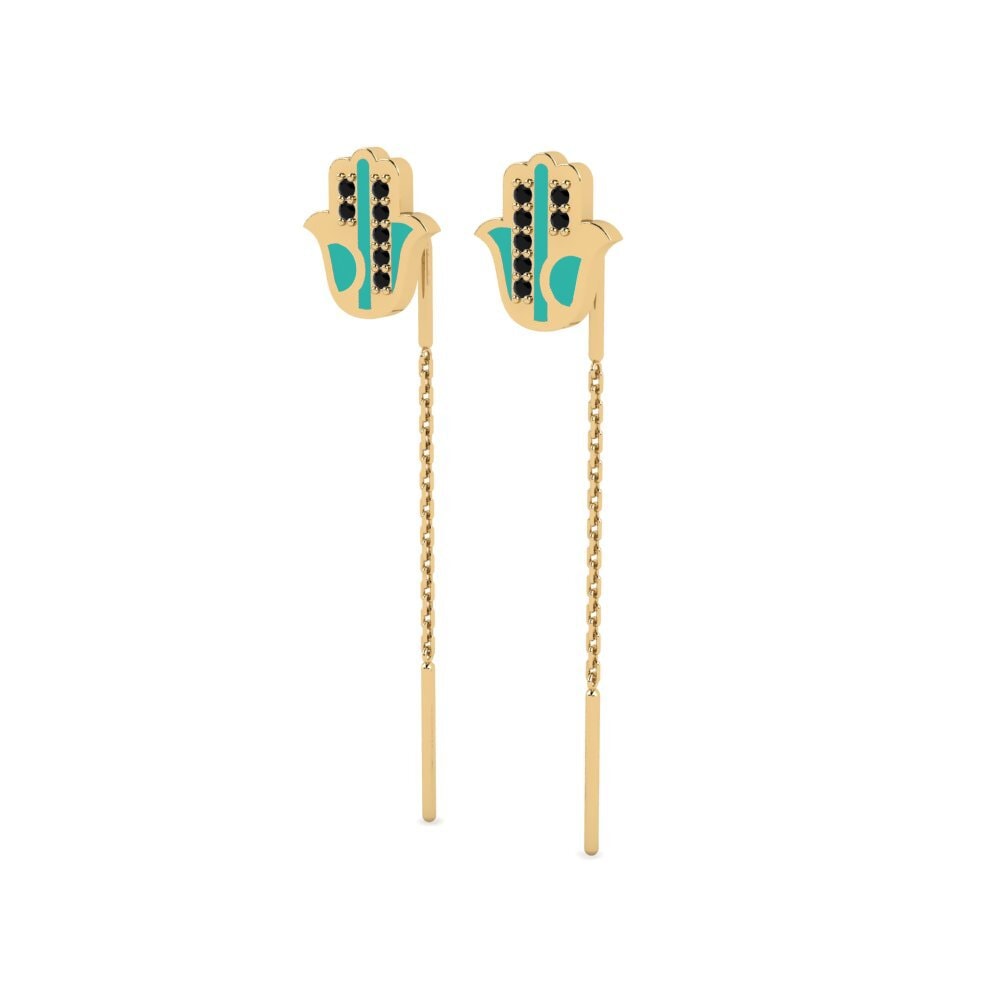 Black Onyx Women's Earring Honger