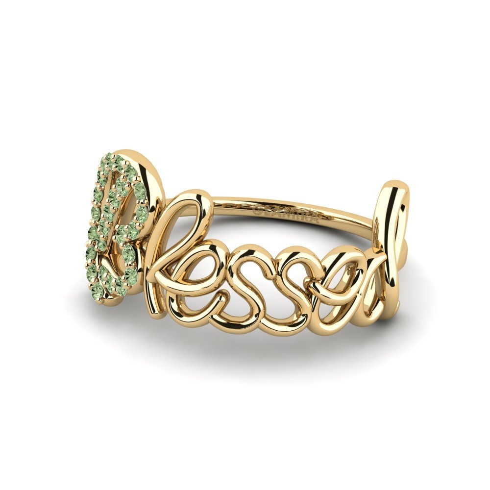 Diamante Verde Anel Honiara