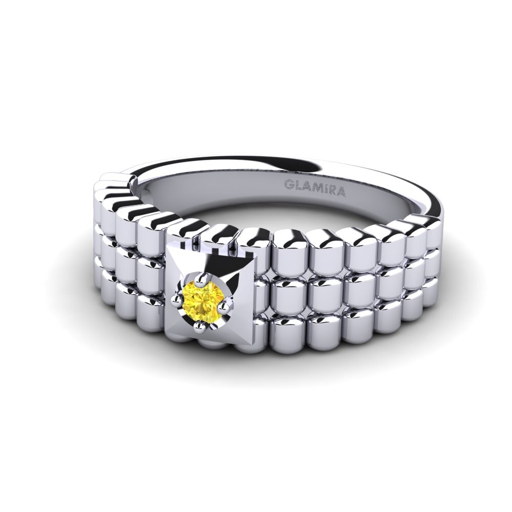 Yellow Sapphire Men's Ring Horrell