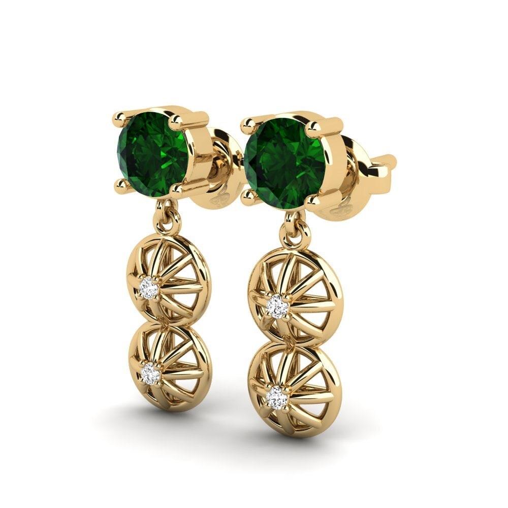 Green Tourmaline Women's Earring Hrysu