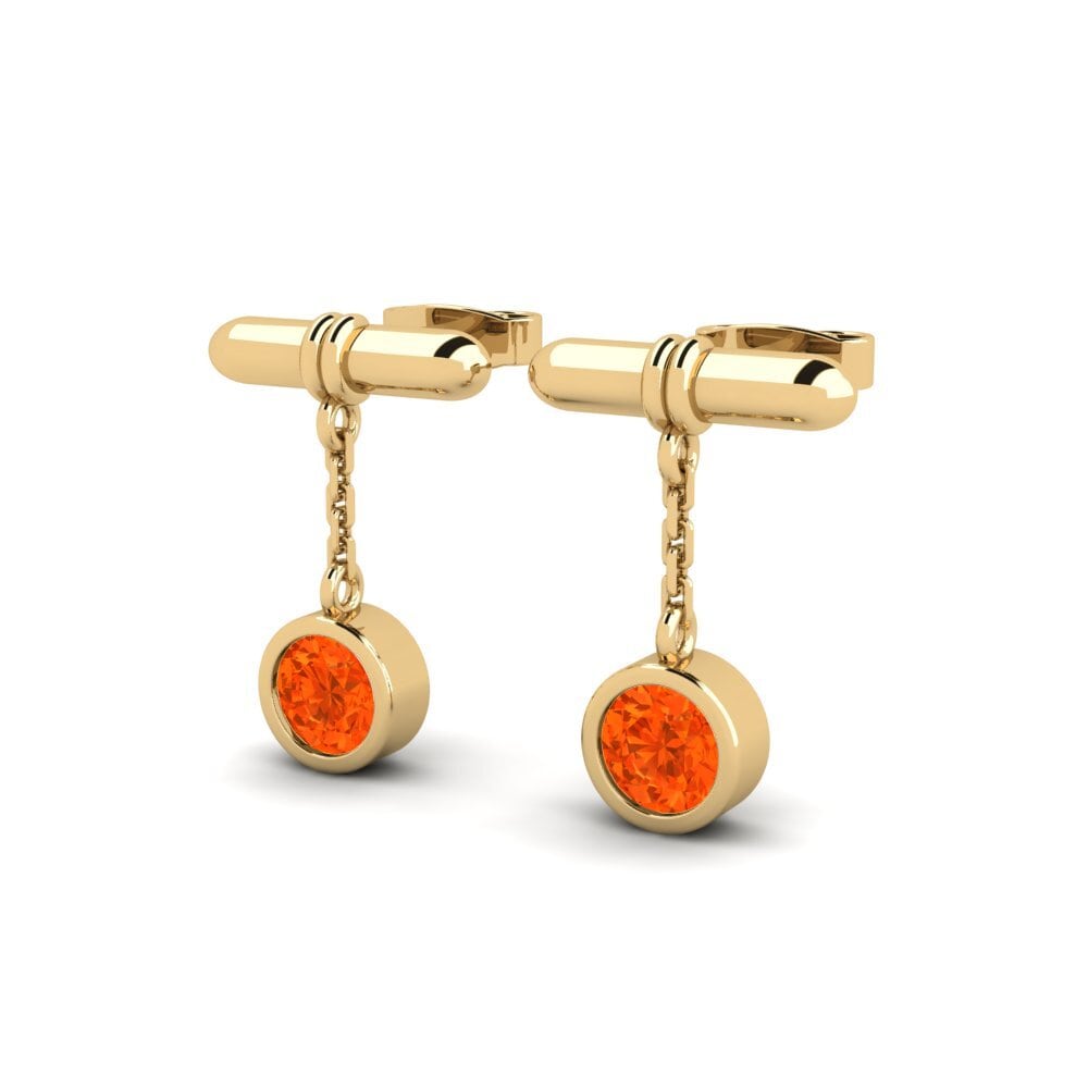 Fire-Opal Women's Earring Huipu - A