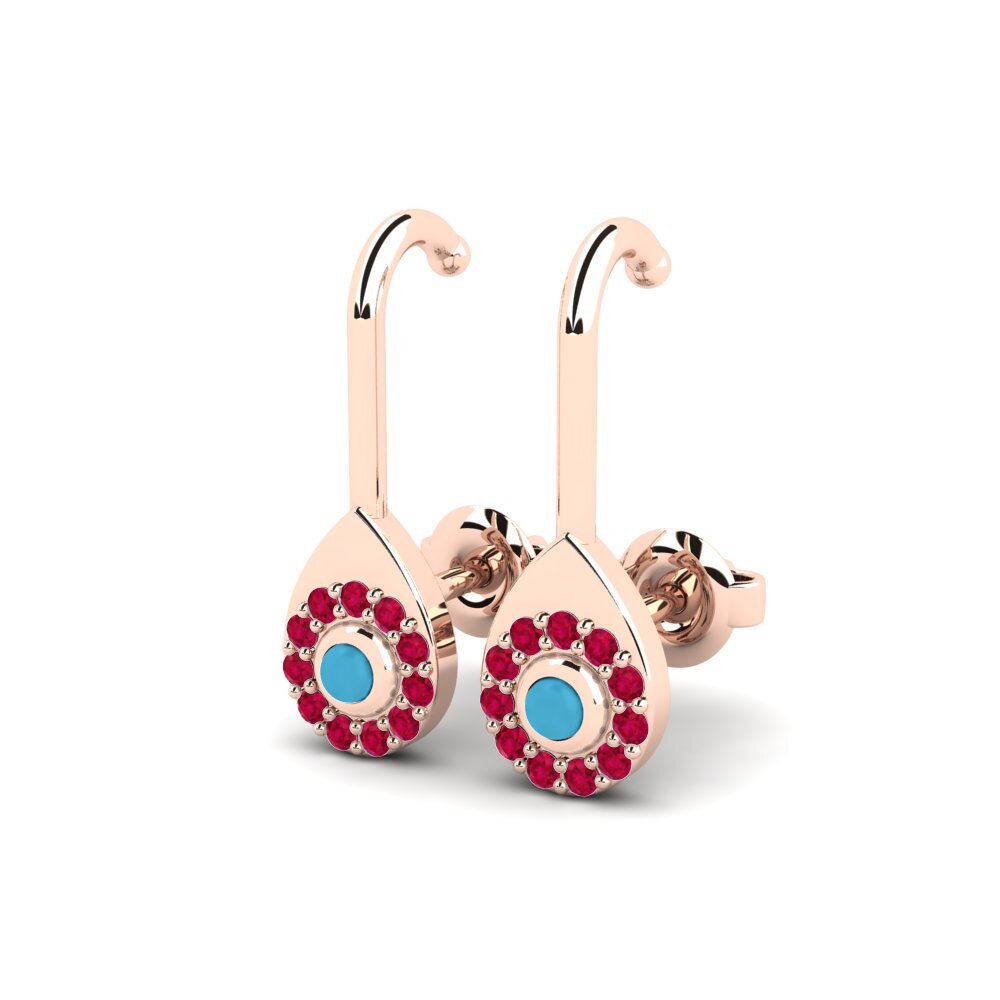 14k Rose Gold Women's Earring Hurvata