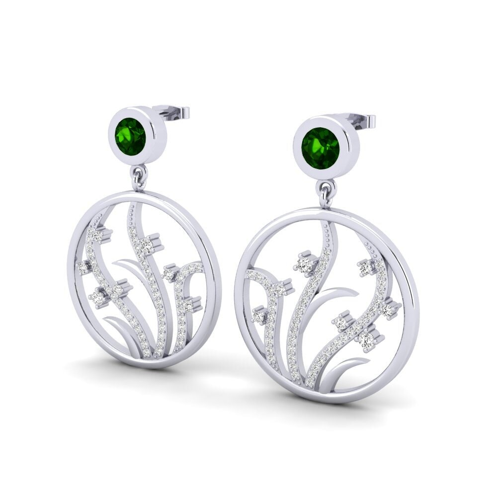 Green Tourmaline Women's Earring Hygeia