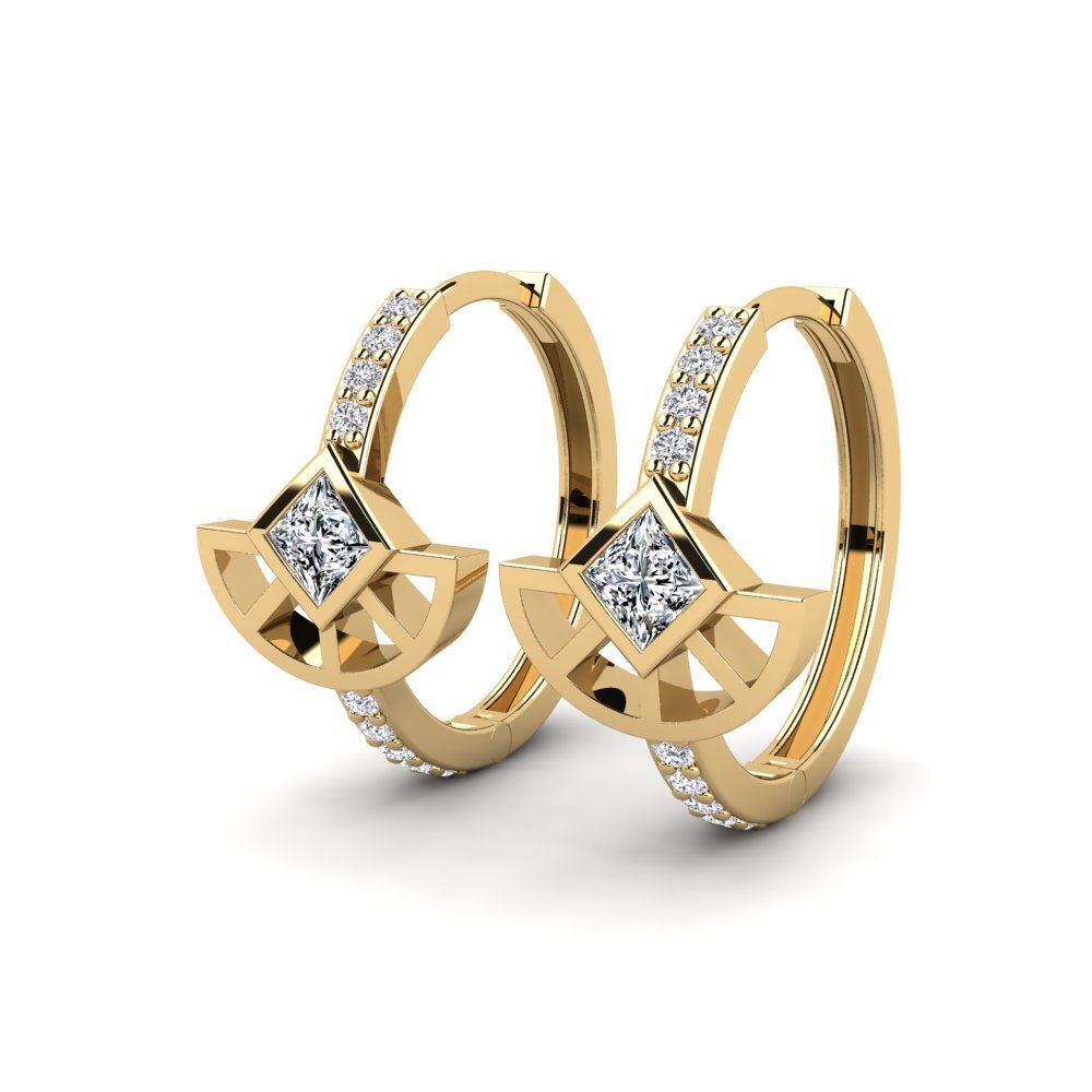 diamond-zirconia ต่างหู Hypocrisy