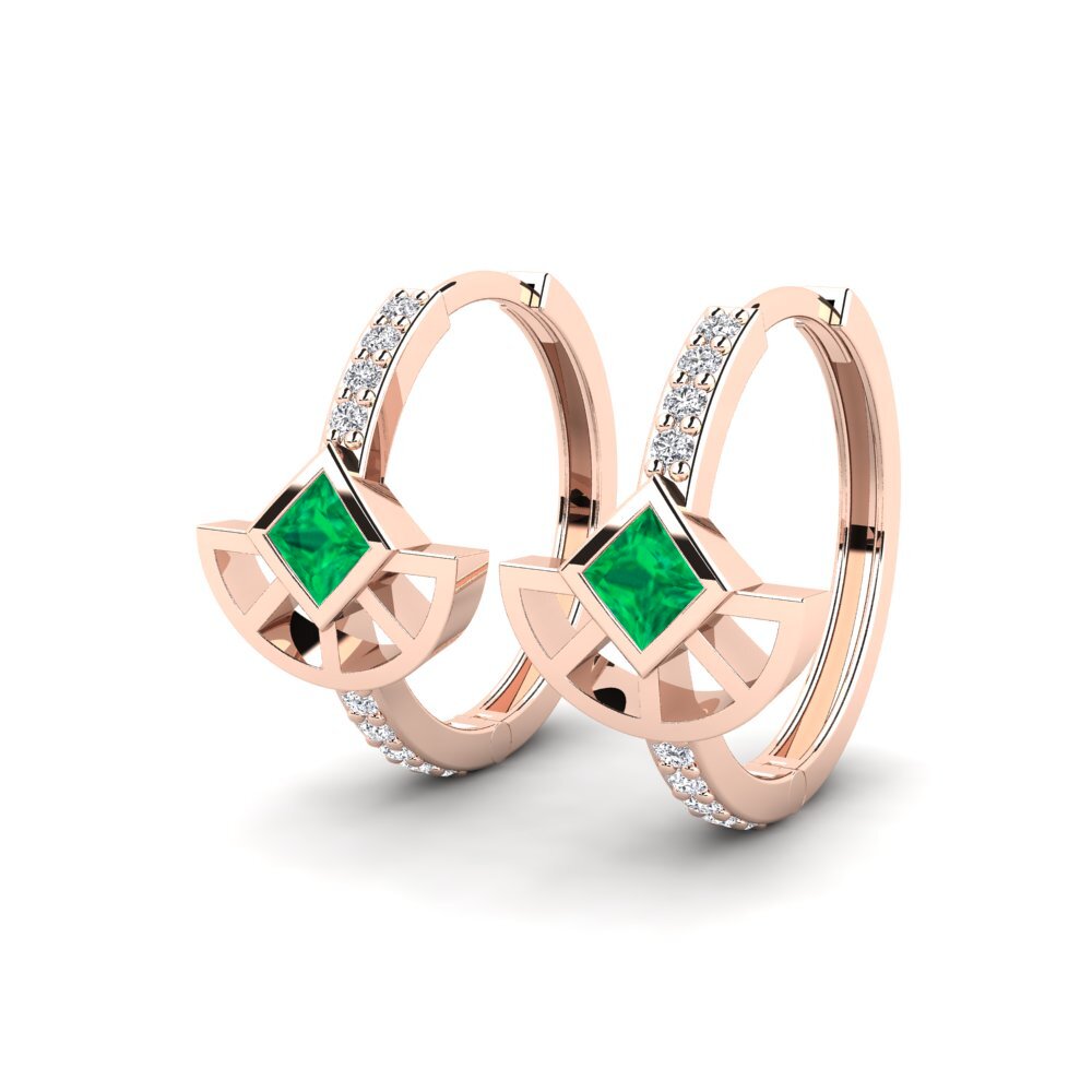 14k Rose Gold Women's Earring Hypocrisy