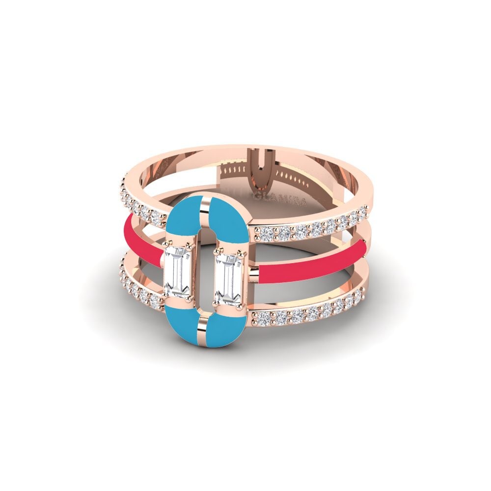 18ct Rose Gold Ring Icarias