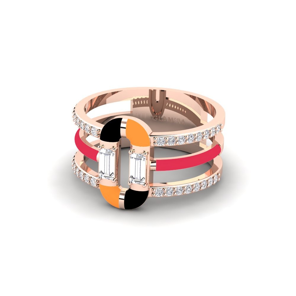 Rotgold 375 Ring Icarias