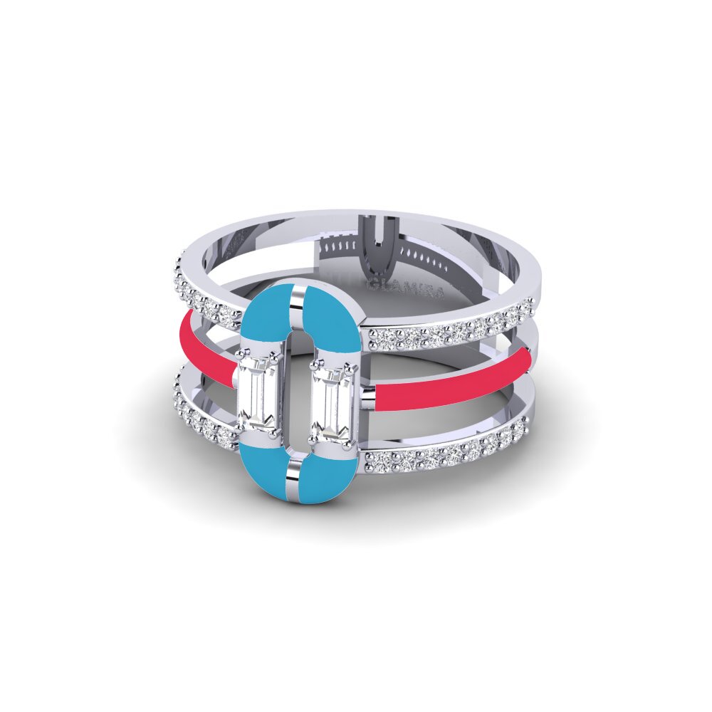 Weißgold 375 Ring Icarias