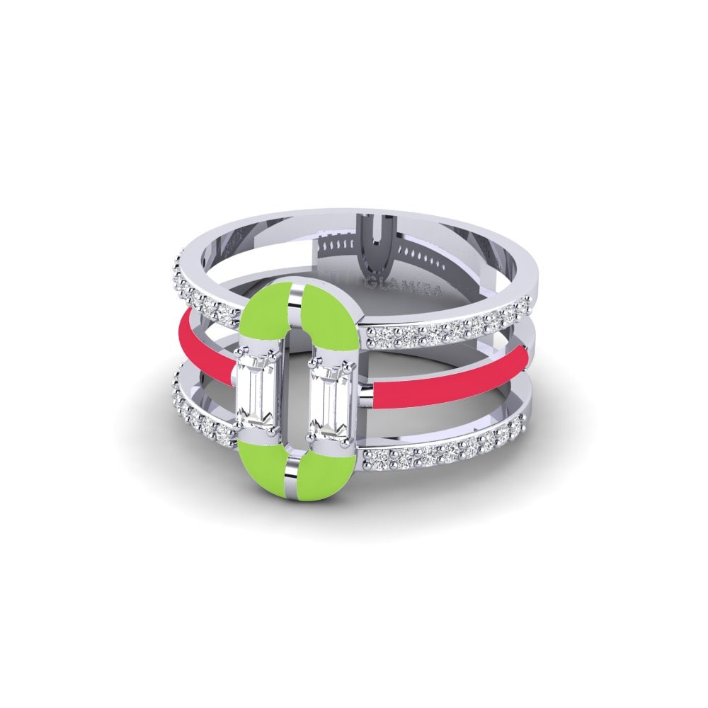 Weißgold 750 Ring Icarias