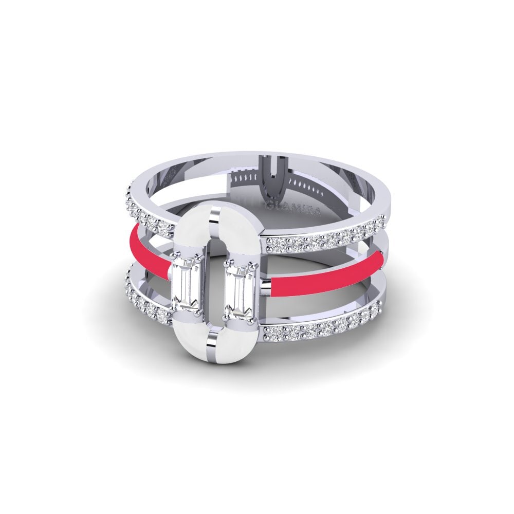 Weißgold 585 Ring Icarias