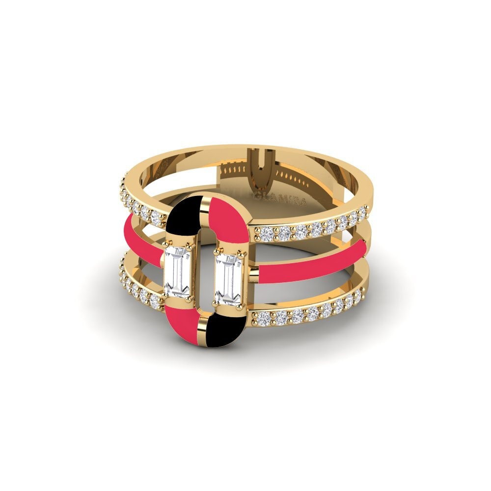 Labor-gezüchteter Diamant Ring Icarias