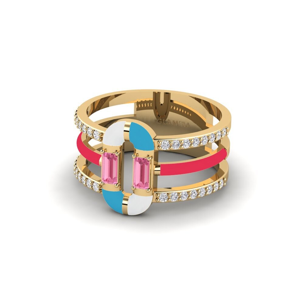 Rosa Saphir Ring Icarias