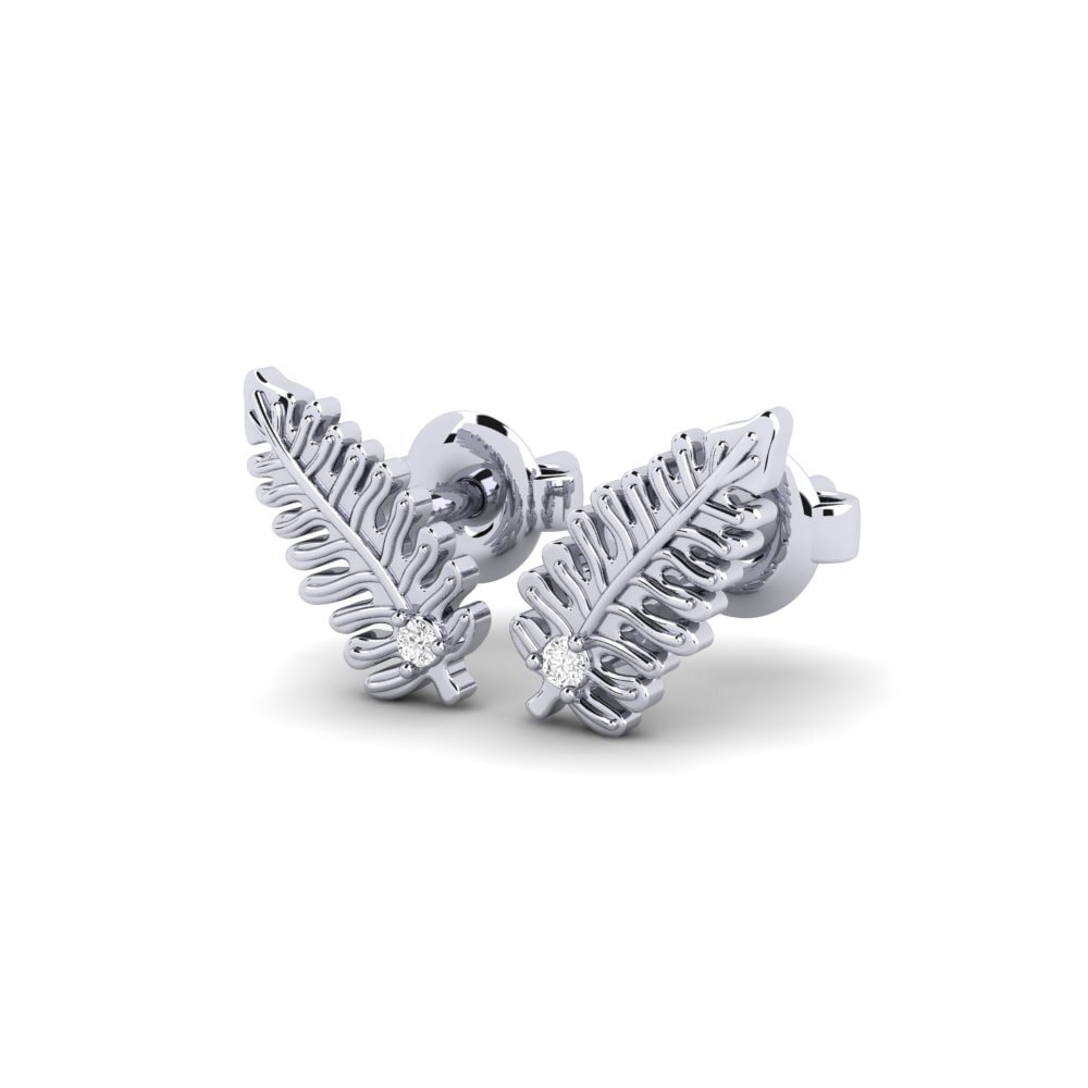 White Silver Women's Earring Ideological