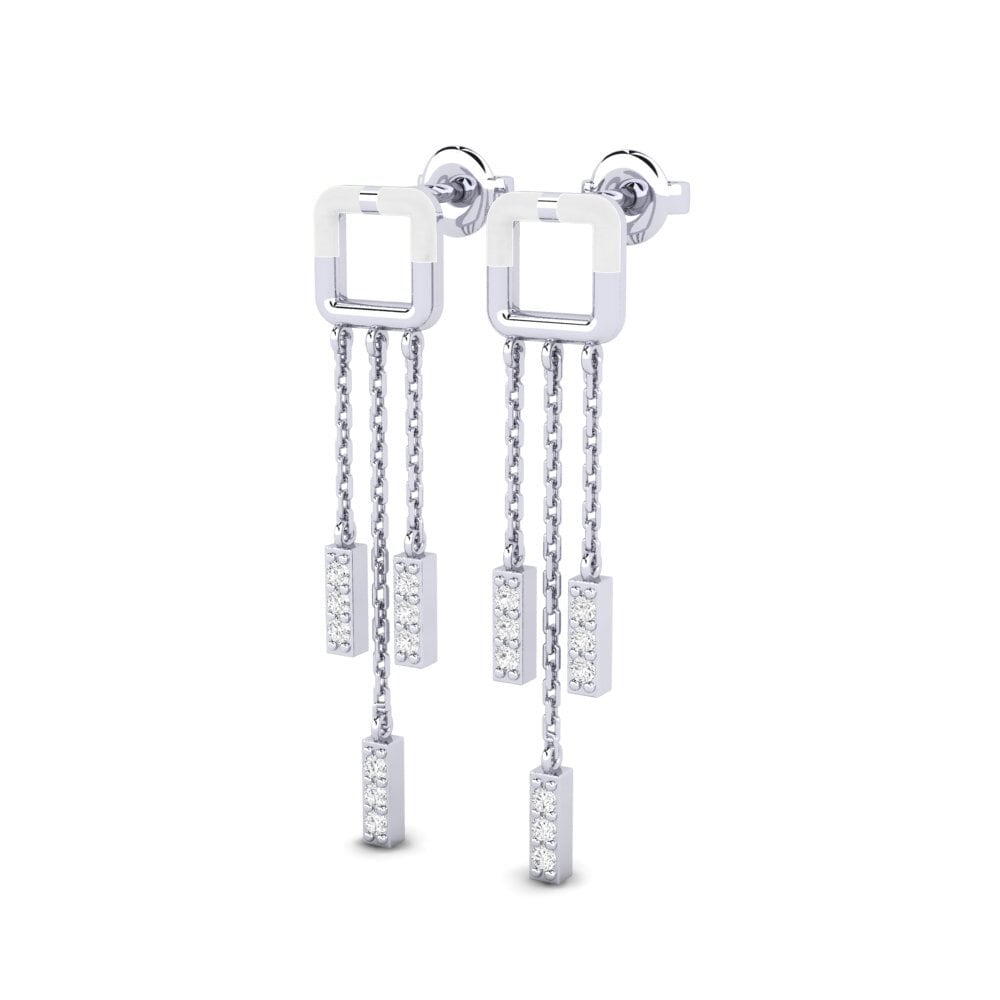 9ct White Gold Women's Earring Ignorant